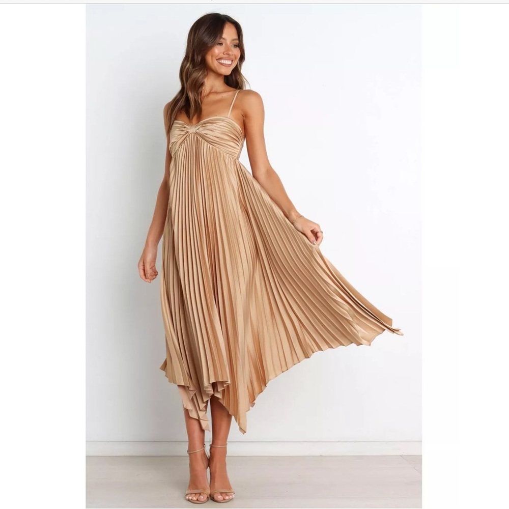 PETAL & PUP Vikki Dress - Gold is sold out online